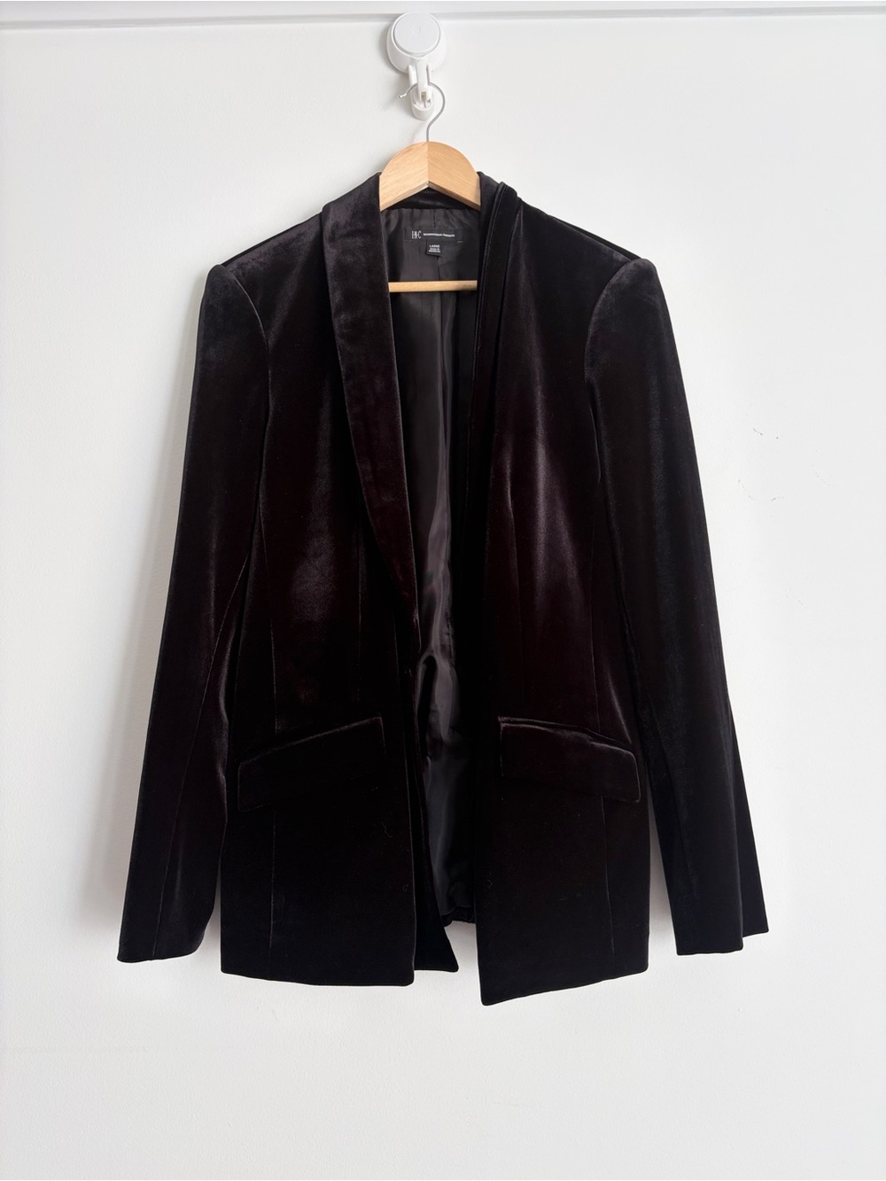 INC Velvet Blazer Equestrian Dark Academia L